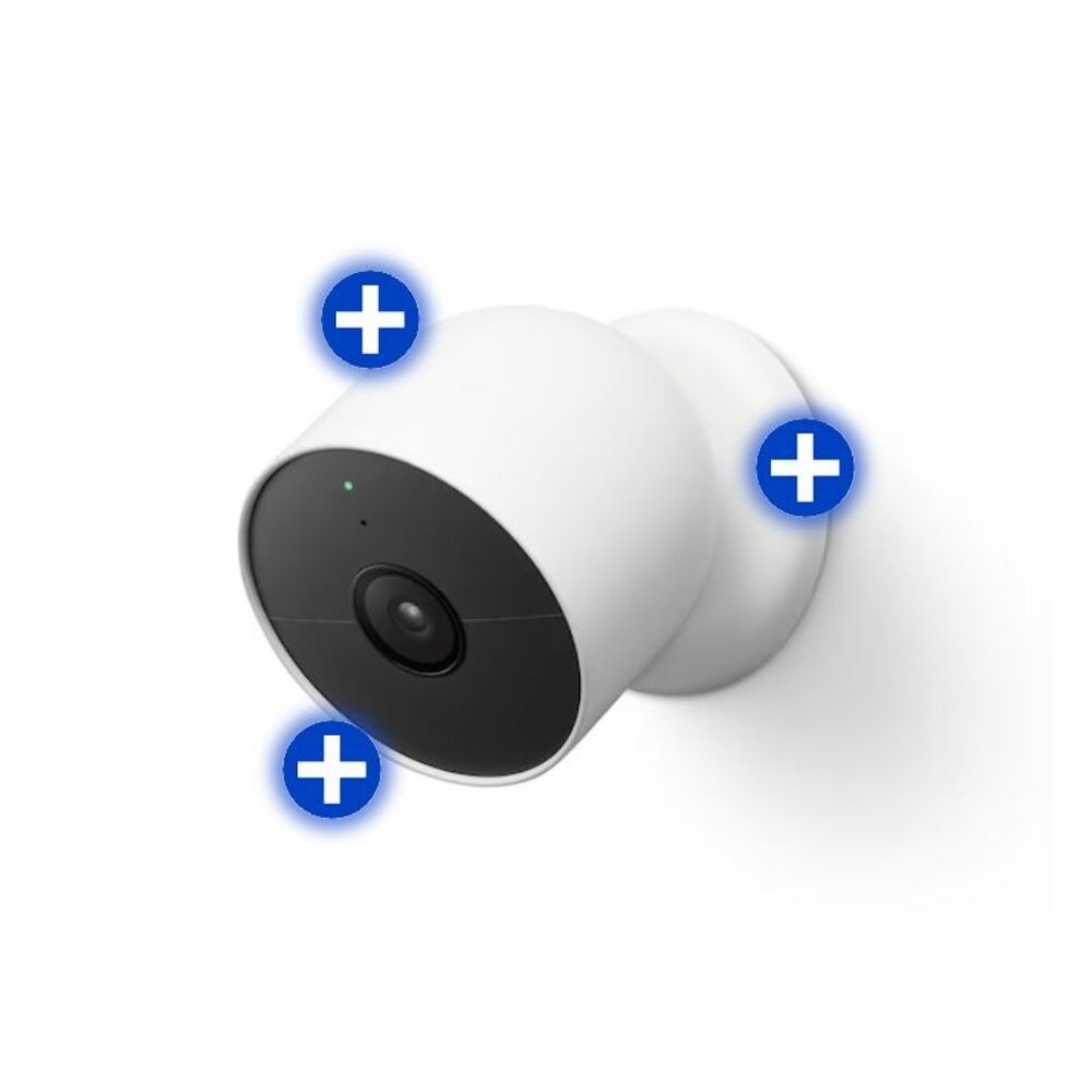 Google Nest Security Camera Battery Powered Wireless Indoor Outdoor Smart Home